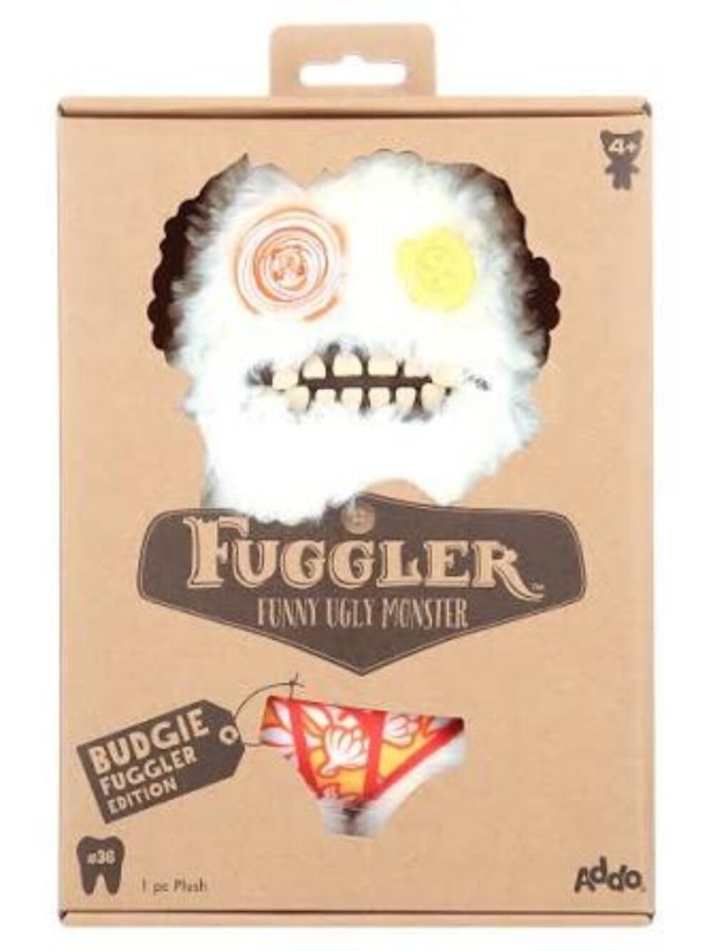 Fuggler Budgie Edition Sasquoosh (Monster #36) Plush Collector Toy